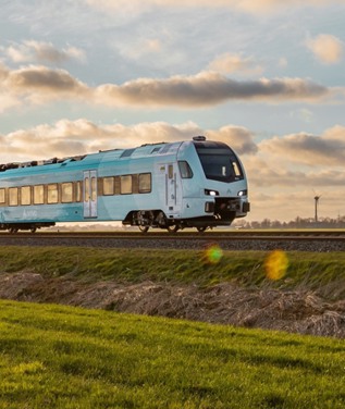 Zugrückfahrt von Leeuwarden nach Harlingen