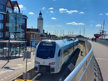 Treinretour vanuit provincie Friesland naar Harlingen